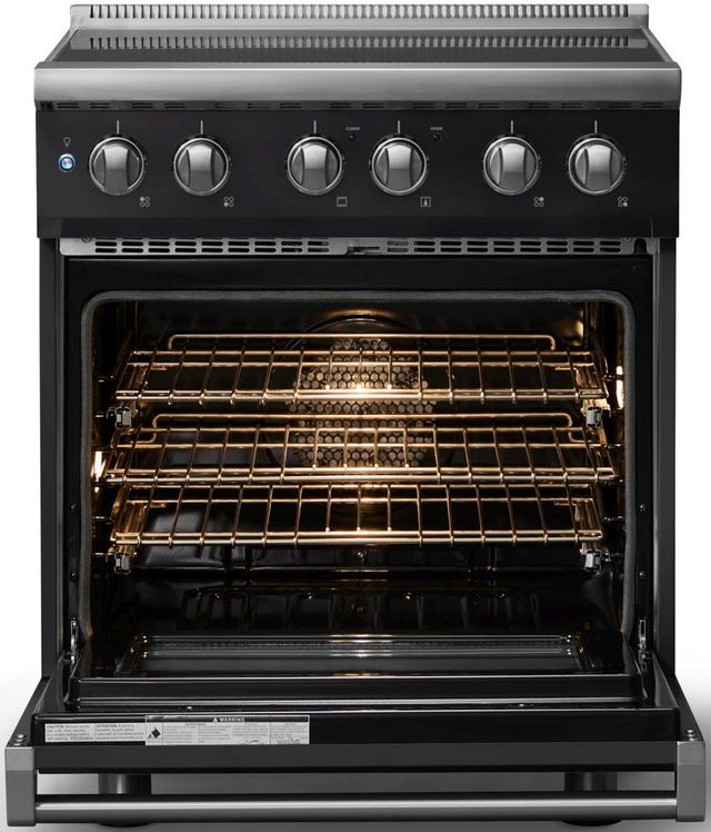 Viking® 5 Series 30" Onyx Pro Style Induction Range with Polished Chrome Trim-1