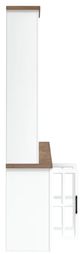 Legends Home Hampton Barnwood/Jasmin White Entertainment Center-4