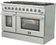 FORNO® Galiano 48" Stainless Steel Pro Style Gas Range-1