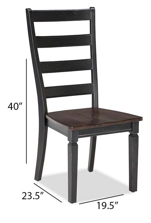 Intercon Glennwood Rubbed Black/Charcoal Counter Height Stool-1