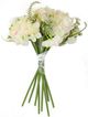 A & B Home Green/White Rose and Hydrngea Bundle-0