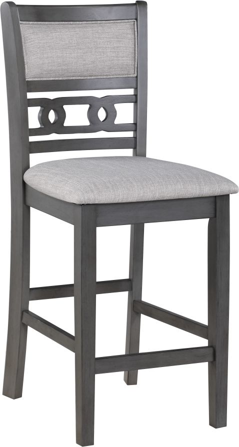 New Classic® Home Furnishings Gia 5-Piece Gray Counter Dining Set-3