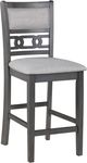 New Classic® Home Furnishings Gia 5-Piece Gray Counter Height Dining Set-3