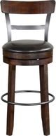 Sunny Designs™ Homestead Tobacco Leaf 30" Fullback Swivel Barstool-2