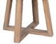 Sunny Designs™ Rowan Light Gray Top End Table with Wheat Base-1