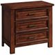 Elements International Sullivan Rich Cherry Nightstand-0