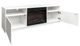 Mazin Furniture Amari Glossy White 70" TV Stand with Fireplace-2
