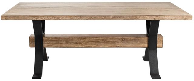 Nest Home Collections Missoula Antique Natural White Dining Table-2