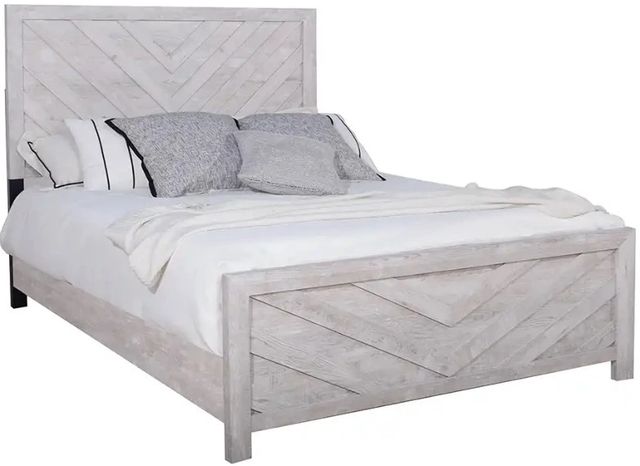 New Classic® Home Furnishings Biscayne Driftwood Twin Panel Bed-0