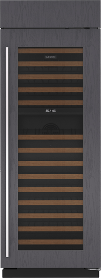 front view of the Sub-Zero® Classic Series 30" Panel Ready Wine Cooler