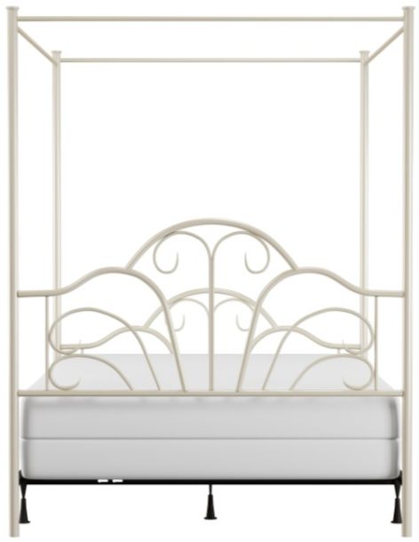 HH2 Home Dover Cream Queen Canopy Bed-4