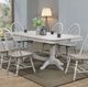 Winners Only® Ridgewood Oat Top Trestle Dining Table with Gray Base-2