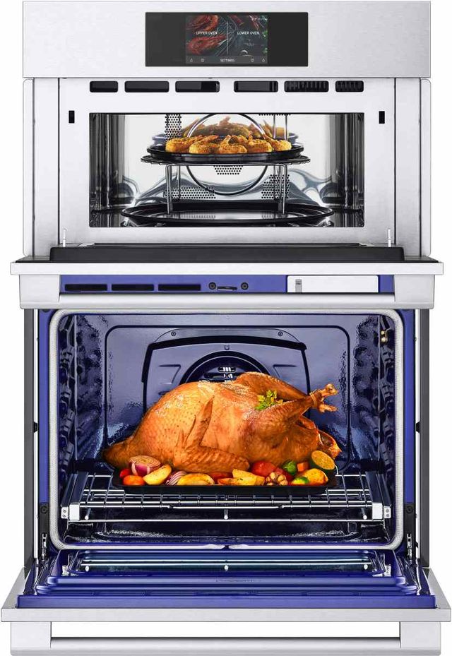 LG Studio 30" Stainless Steel Oven/Micro Combo Electric Wall Oven-2
