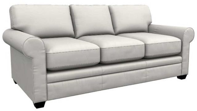 La-Z-Boy® Olson Ivory Leather Sofa-0