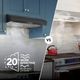 Broan Alta 2 Series 30" Black Stainless Steel Under Cabinet Range Hood-2
