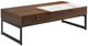 Armen Living Faye Walnut Lift-Top Coffee Table with Dusk Base-0