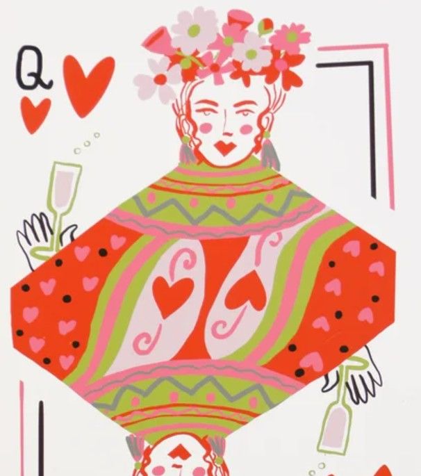 Stylecraft Tamara Day for Stylecraft Queen of Hearts Wall Art-1