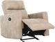Primo™ International Gotham Bruce Leather-Match Taupe Manual Glider Recliner-1