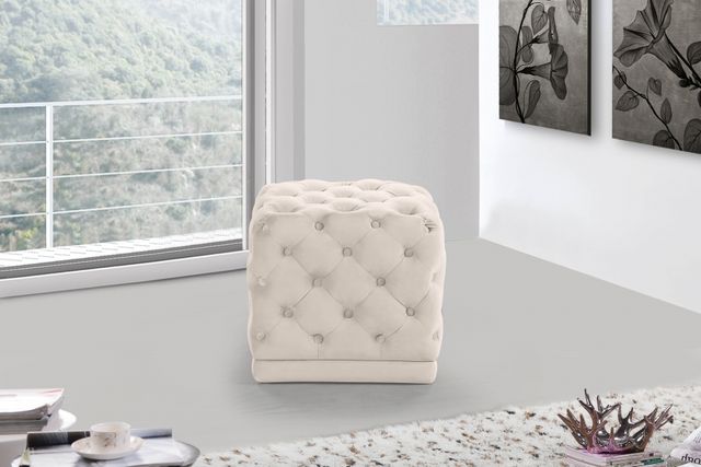 Meridian Furniture Stella Cream Stool-3