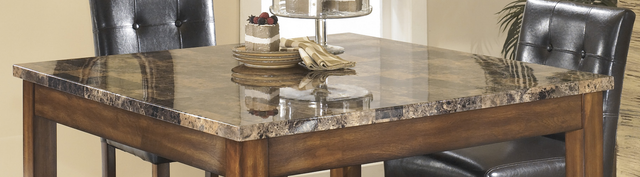 Signature Design by Ashley® Theo 5-Piece Warm Brown Square Counter Table Set-2