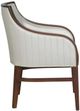 Fairfield® Customizable Anthony Dining Arm Chair with Channel Quilting-2
