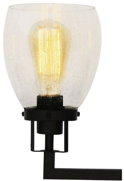 YHD Matte Black 3-Light Vanity Lighting-2