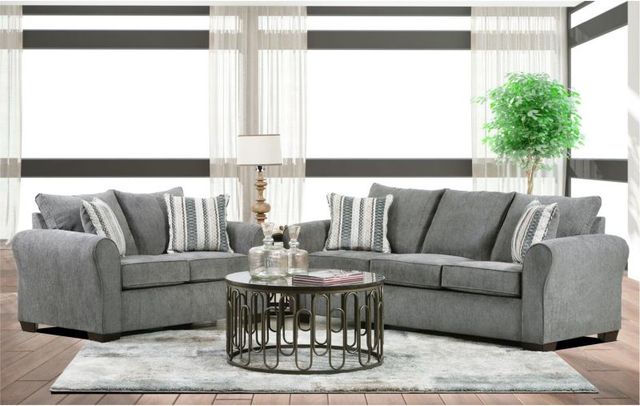 Fusion Furniture Britta Graystone Sleeper Sofa-1