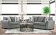 Fusion Furniture Britta Graystone Sleeper Sofa-1