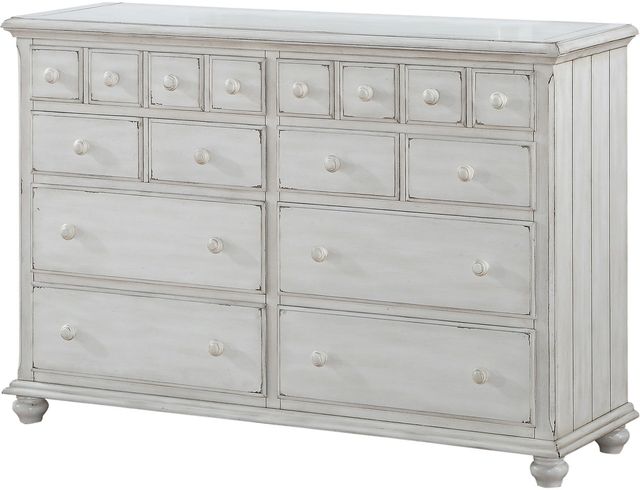 orange halter dress Skamokawa Mid-Century Modern Distressed Gray 6-Drawer Double Dresser — 24/7  Shop At Home main image 0