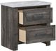 Mazin Furniture Beowulf Rustic Grey Nightstand-2