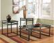 Signature Design by Ashley® Laney 3-Piece Black Occasional Table Set-4