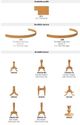 Bermex® Customizable Denali Tremblant Dining Table-4