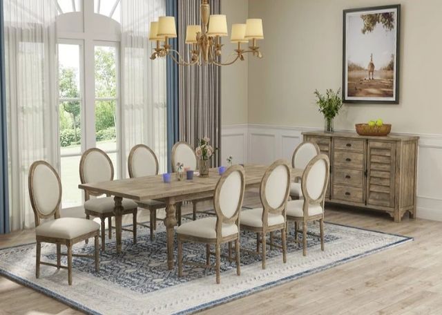 Emerald Home Interlude Sandstone Buff Dining Table-2
