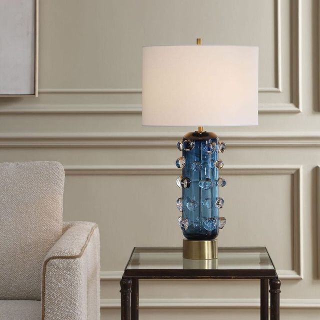 Uttermost® Aura Blue Table Lamp-1