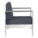 Zuo Modern Cosmopolitan Dark Gray Arm Chair-2