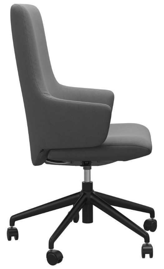 Stressless® by Ekornes® Customizable Laurel Large High Back Home Office Chair with Arms-3