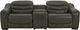 Signature Design by Ashley® Center Line 3-Piece Dark Gray Power Reclining Console Loveseat -0