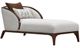 Michael Amini® Houston Gray/Walnut Chaise-0
