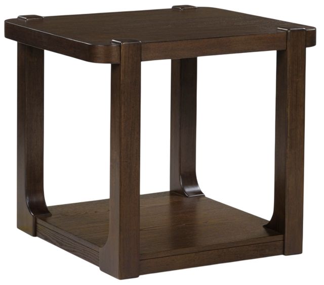 Signature Design by Ashley® Breckington Dark Brown Wood End Table-0