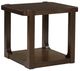 Signature Design by Ashley® Breckington Dark Brown Wood End Table-0