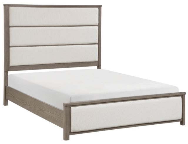 Homelegance® Dalston Beige/Light Gray Queen Panel Bed-0