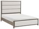 Homelegance® Dalston Beige/Light Gray Queen Panel Bed-0