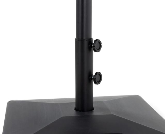 Transformer Table Transformer Black Aluminum/Fabric Outdoor Patio Umbrella-4