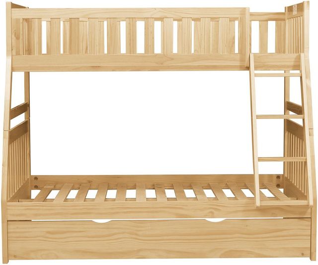 Homelegance® Bartly Natural Pine Youth Twin/Full Bunk Bed with Twin Trundle-3