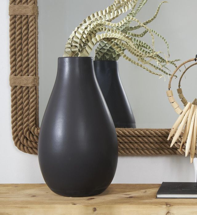 Deco Marche Black 12" Vase-3
