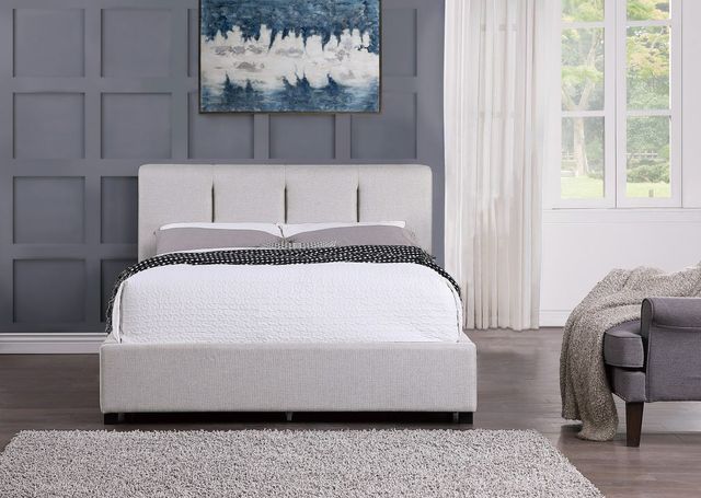Homelegance® Aitana Gray Full Platform Bed-1