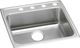 Elkay Lustertone® Classic Lustrous Satin 25" x 21-1/4" x 5" 1-Hole Single Bowl Drop-In ADA Sink-0