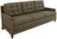 International Furniture Direct Xel-Ha II Dark Hay Brown/Green Sofa-0