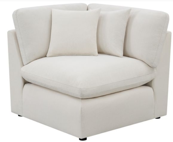 Coaster® Hobson 6-Piece Ivory Curved Sectional-3