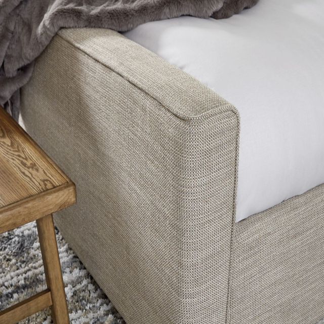 Signature Design by Ashley® Dakmore Brown California King Upholstered Bed-3